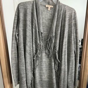 REBECCA TAYLOR Gray Light Alpaca Blend Sweater Size M $495